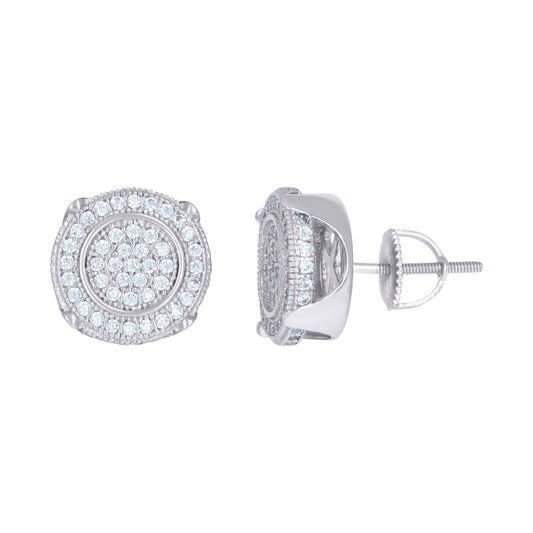 925 Sterling Silver Cz Earrings