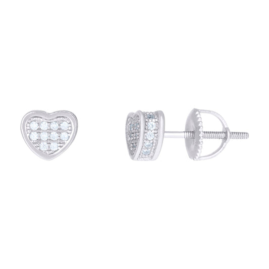 925 Sterling Silver Cz Earrings