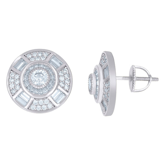 925 Sterling Silver Cz Earrings