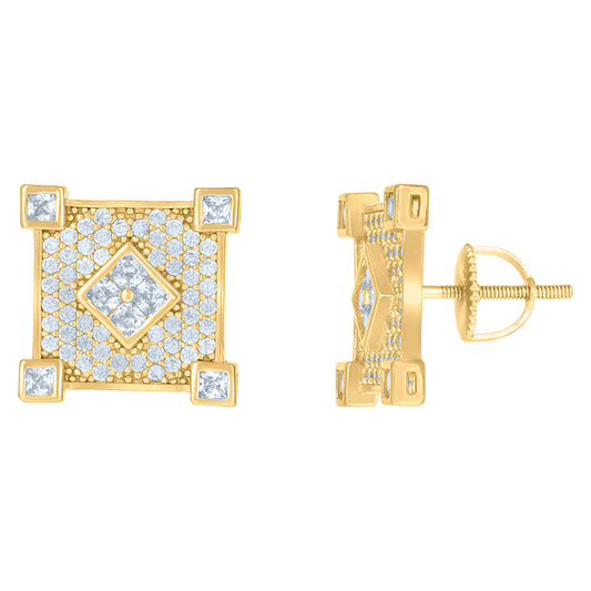 925 Sterling Silver Cz Earrings