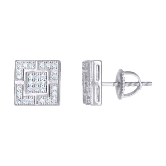 925 Sterling Silver Cz Earrings