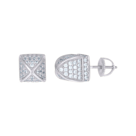 925 Sterling Silver Cz Earrings