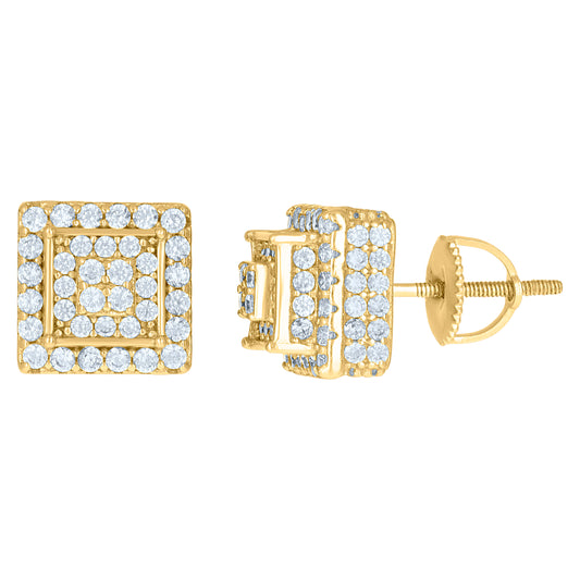 925 Sterling Silver Cz Earrings
