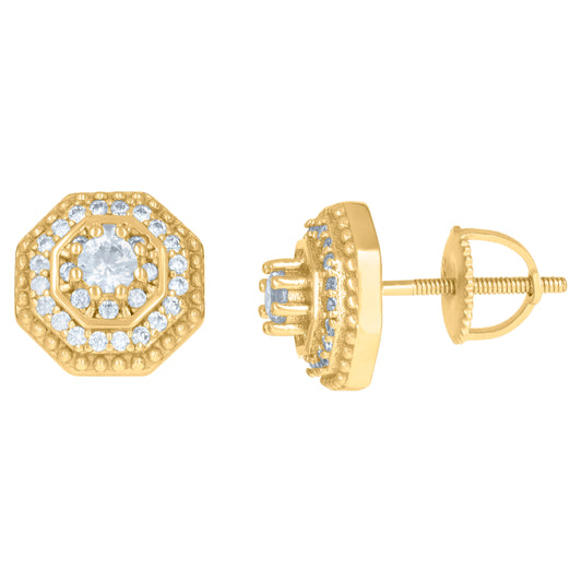 925 Sterling Silver Cz Earrings