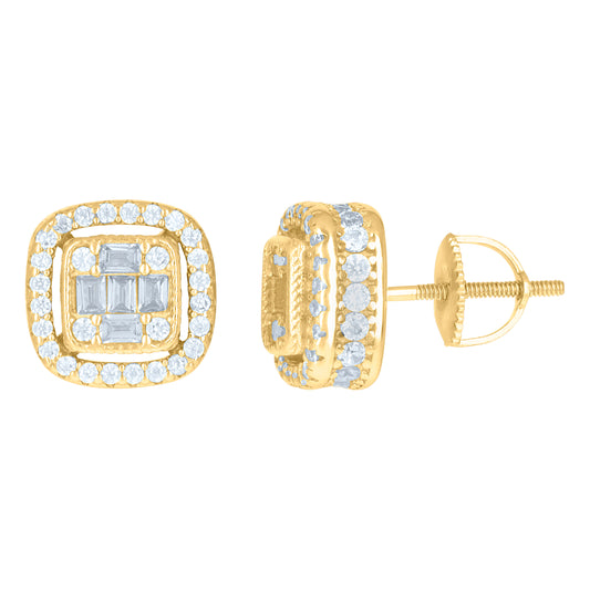 925 Sterling Silver Cz Earrings