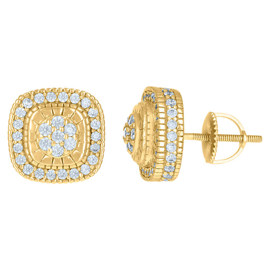 925 Sterling Silver Cz Earrings