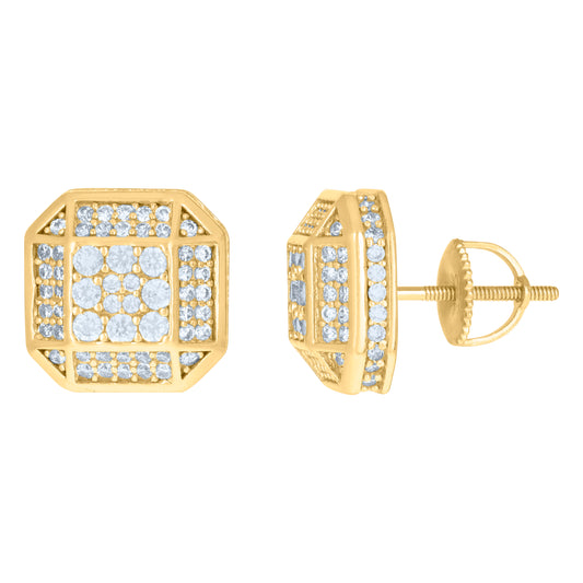 925 Sterling Silver Cz Earrings
