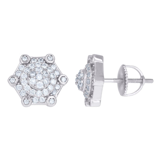 925 Sterling Silver Cz Earrings
