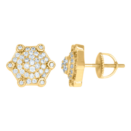 925 Sterling Silver Cz Earrings