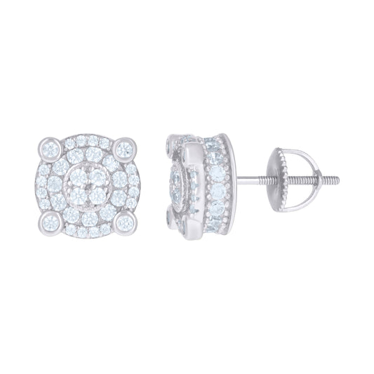 925 Sterling Silver Cz Earrings