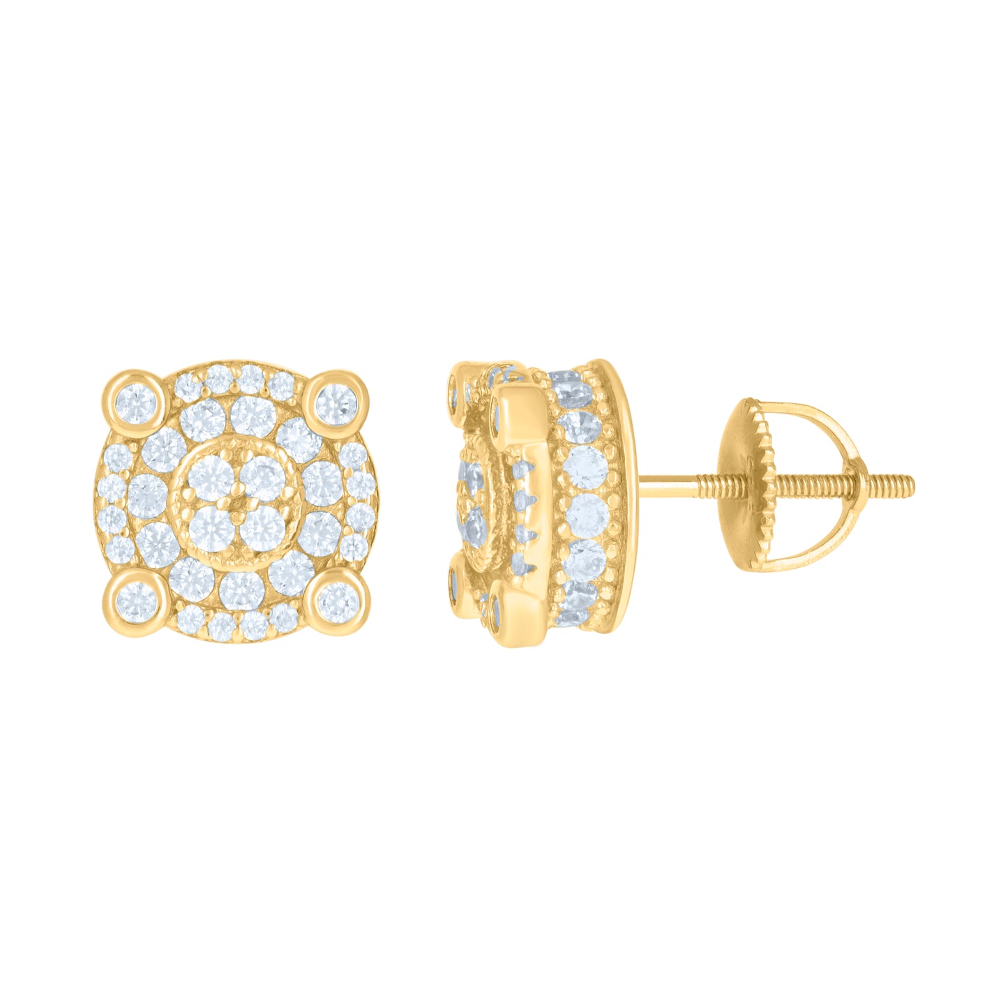 925 Sterling Silver Cz Earrings