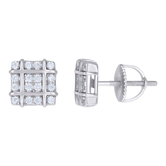 925 Sterling Silver Cz Earrings