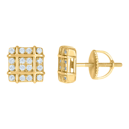 925 Sterling Silver Cz Earrings