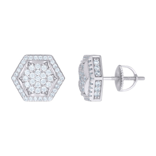 925 Sterling Silver Cz Earrings