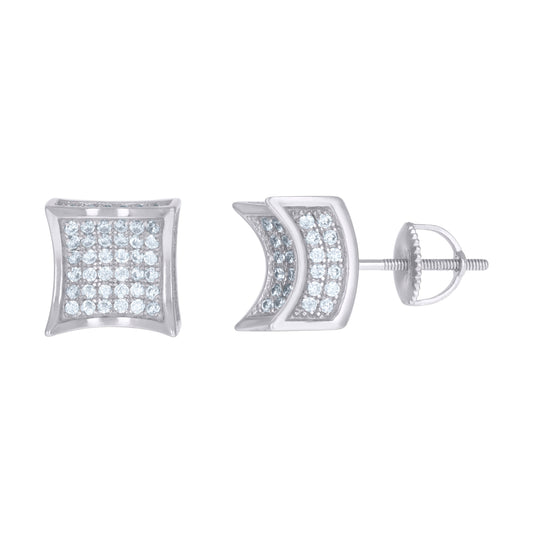 925 Sterling Silver Cz Earrings