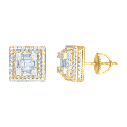 925 Sterling Silver Cz Earrings