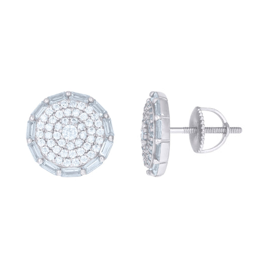 925 Sterling Silver Cz Earrings