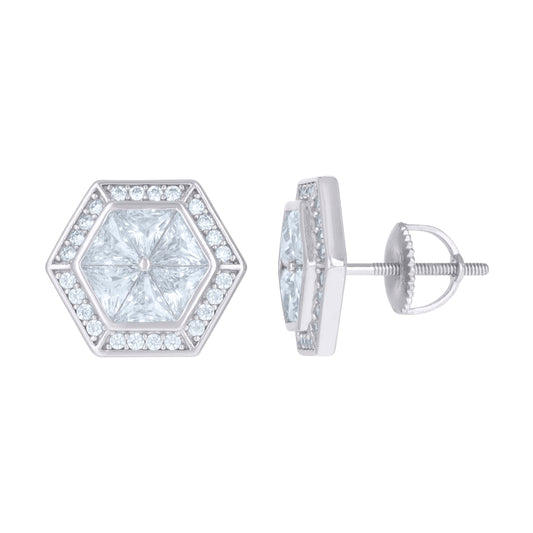 925 Sterling Silver Cz Earrings