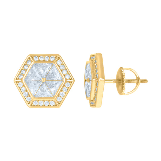 925 Sterling Silver Cz Earrings