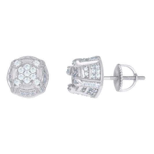 925 Sterling Silver Cz Earrings