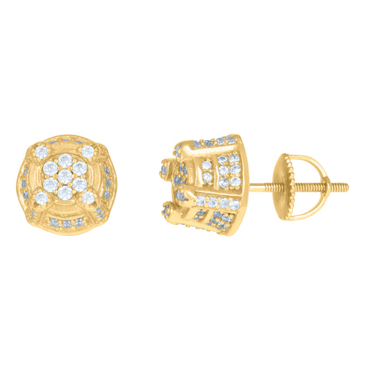 925 Sterling Silver Cz Earrings