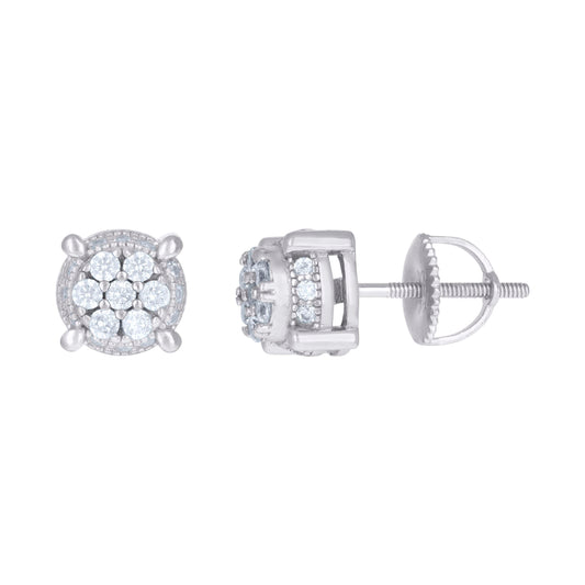 925 Sterling Silver Cz Earrings