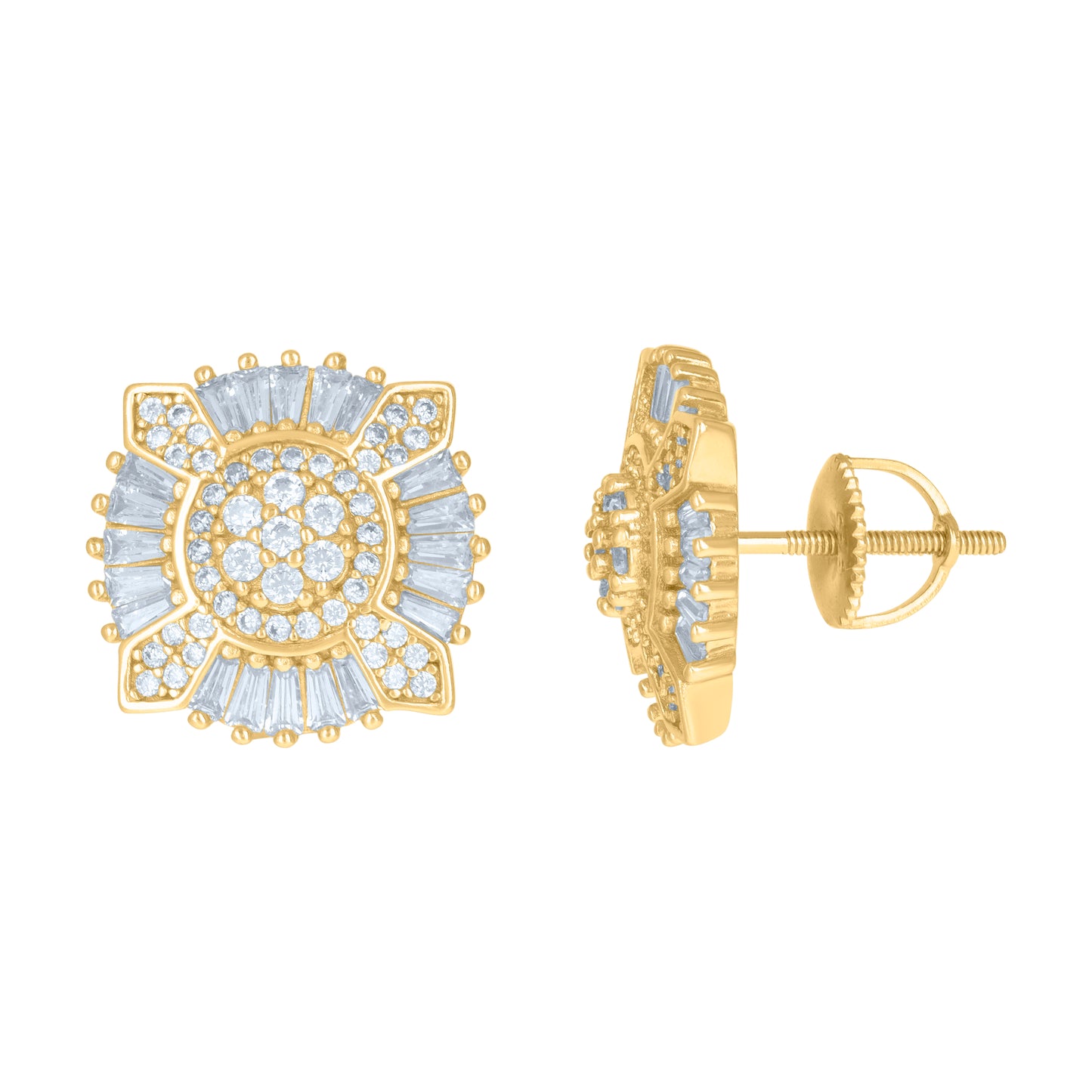 925 Sterling Silver Cz Earrings