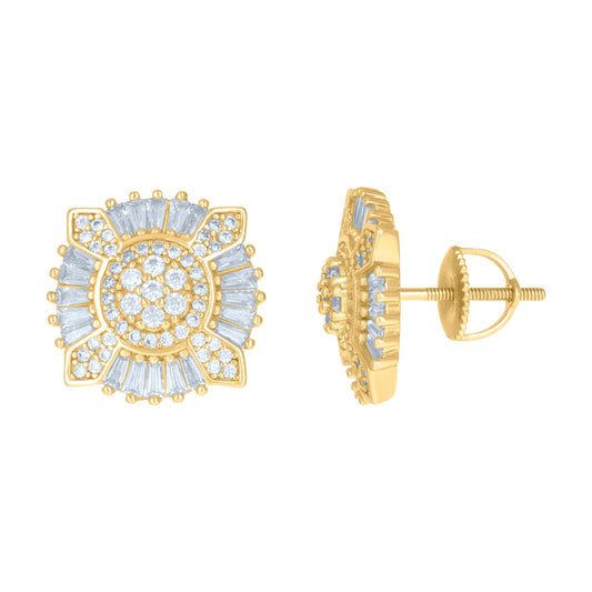 925 Sterling Silver Cz Earrings