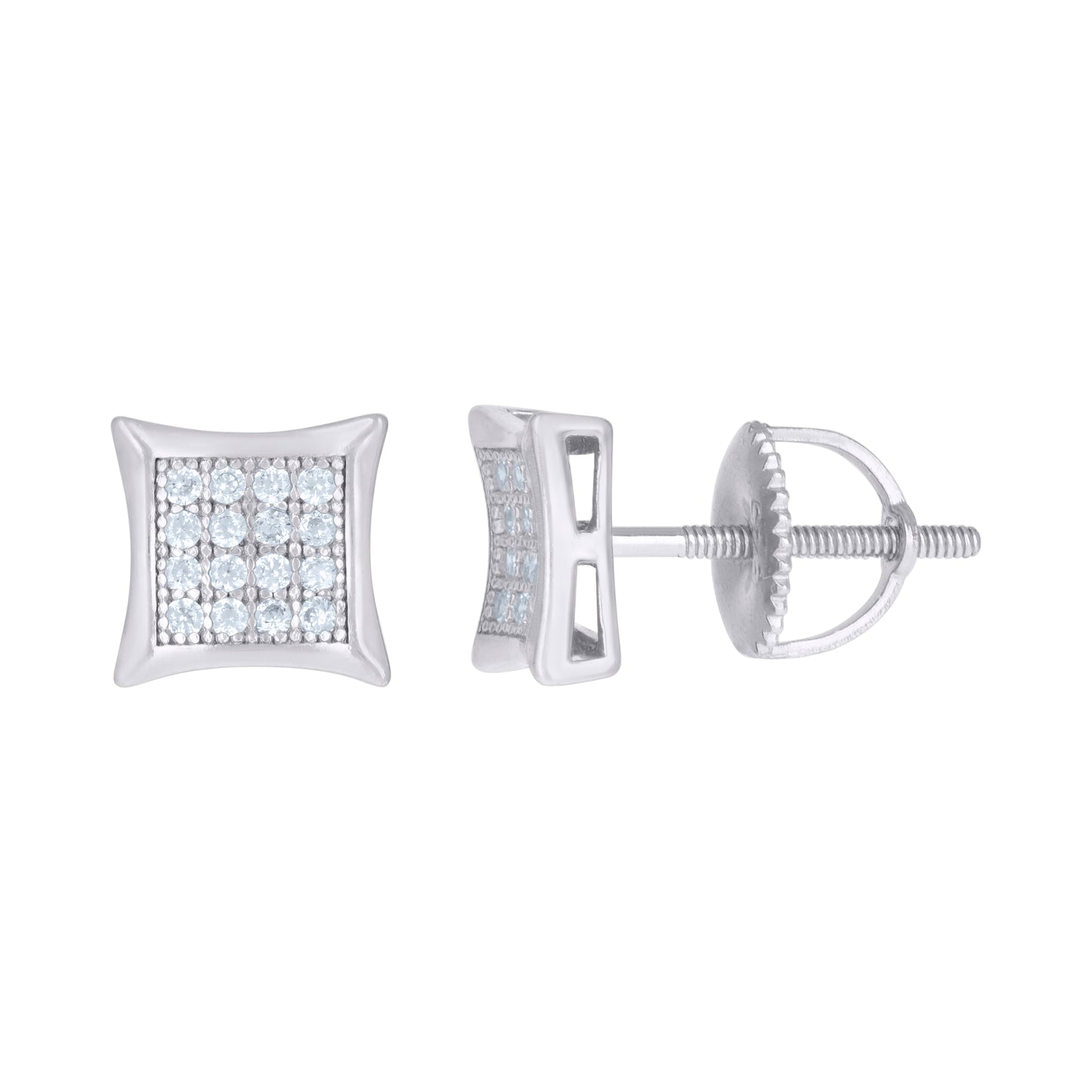 925 Sterling Silver Cz Earrings