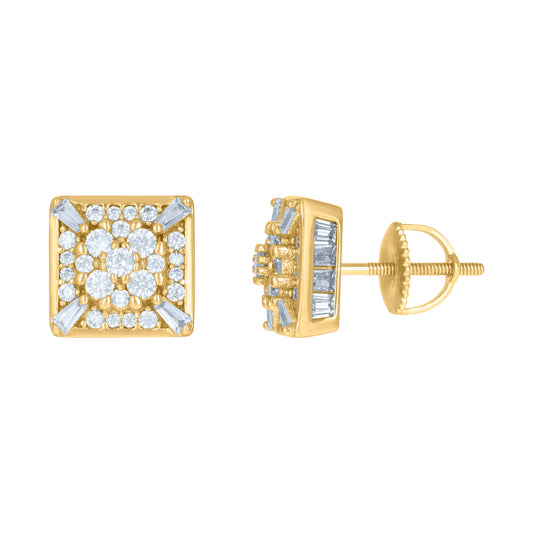 925 Sterling Silver Cz Earrings