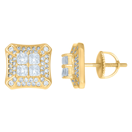 925 Sterling Silver Cz Earrings