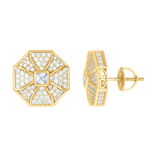 925 Sterling Silver Cz Earrings