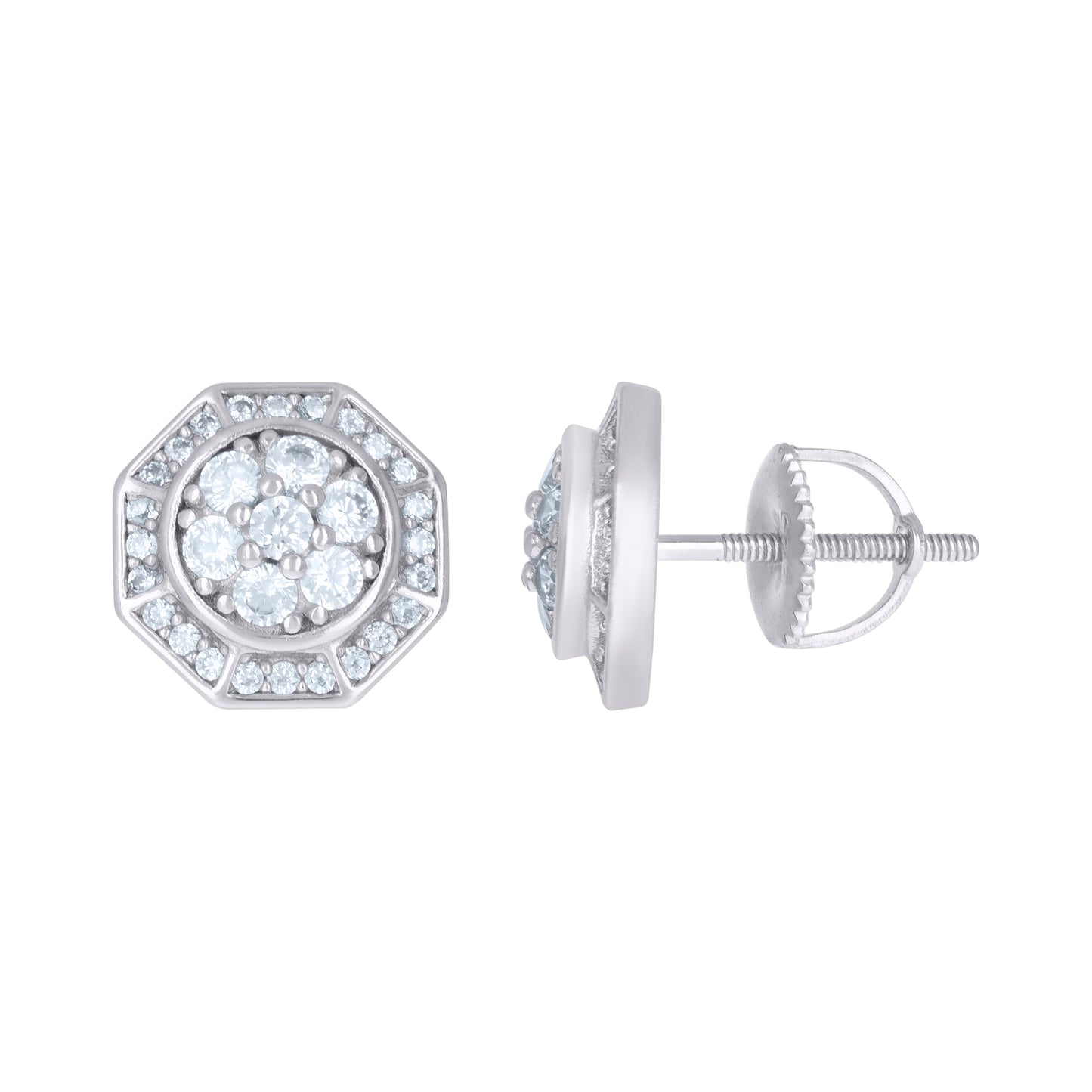 925 Sterling Silver Cz Earrings