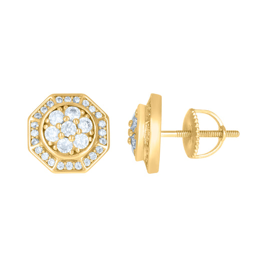 925 Sterling Silver Cz Earrings