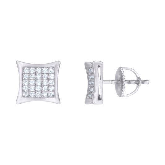925 Sterling Silver Cz Earrings