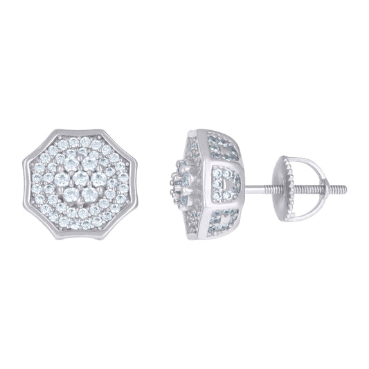925 Sterling Silver Cz Earrings