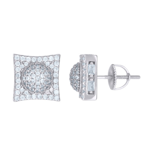925 Sterling Silver Cz Earrings