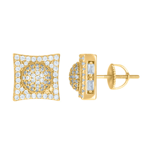 925 Sterling Silver Cz Earrings