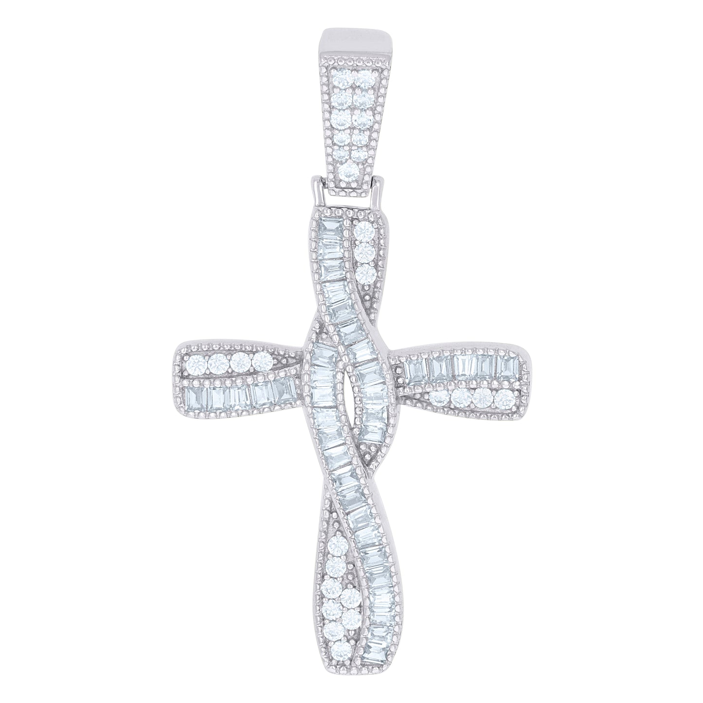 925 Sterling Silver Cz Pendant