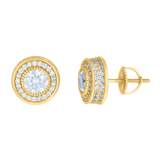 925 Sterling Silver Cz Earrings