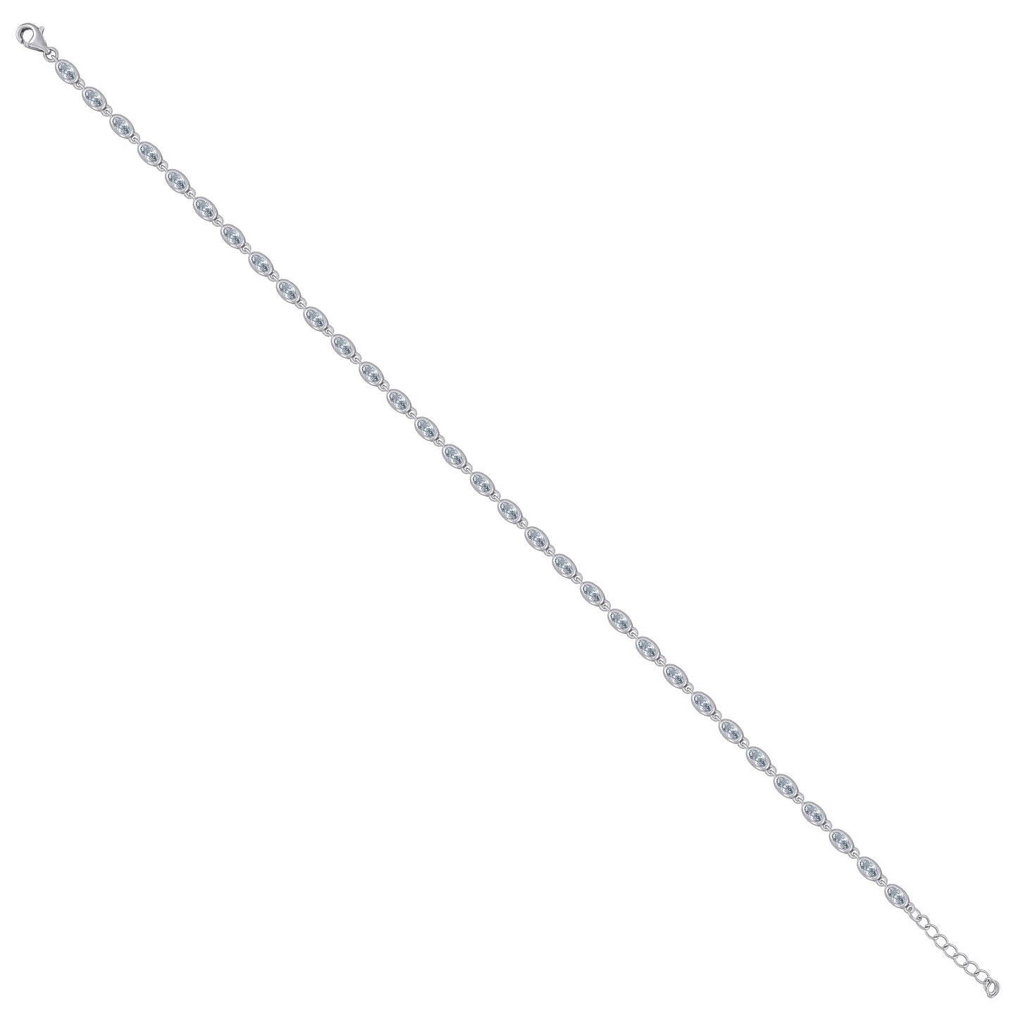 925 Sterling Silver  Anklet 11"