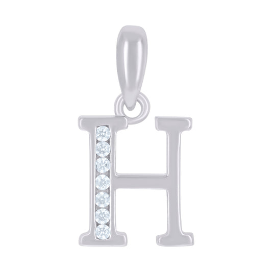925 Sterling Silver Initial"H"
