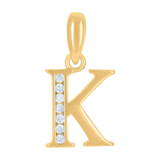 925 Sterling Silver Initial"K"