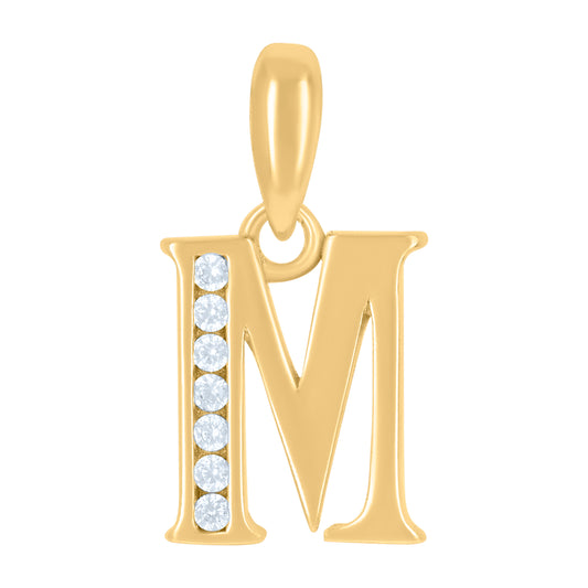 925 Sterling Silver Initial"M"