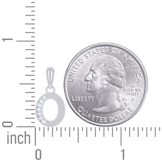 925 Sterling Silver Initial"O"