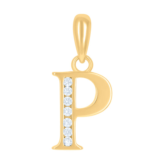925 Sterling Silver Initial"P"