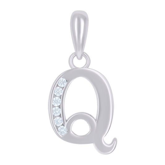 925 Sterling Silver Initial"Q"