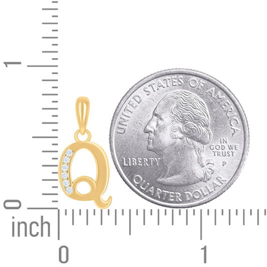 925 Sterling Silver Initial"Q"