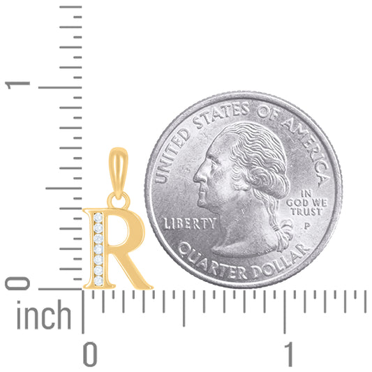 925 Sterling Silver Initial"R"