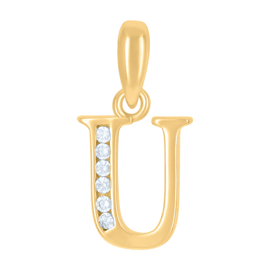 925 Sterling Silver Initial"U"